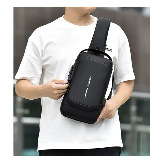 Crossbody Tech Sling Bag With USB Charging Port