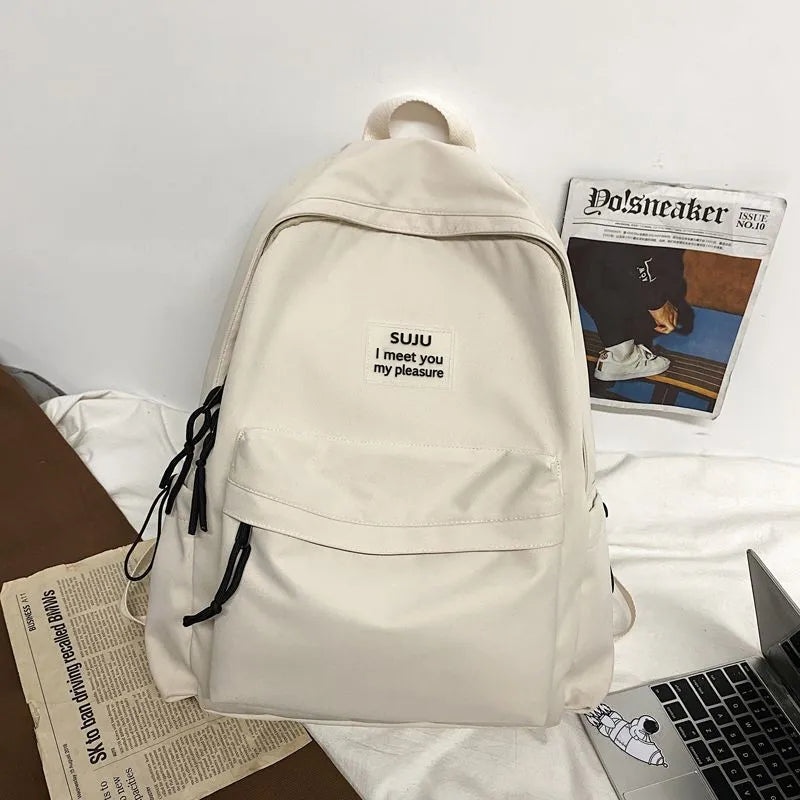 Korean Style Waterproof Backpack for School, College, and University