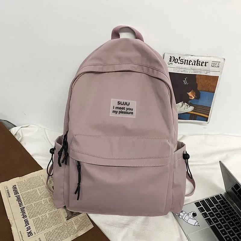 Korean Style Waterproof Backpack for School, College, and University