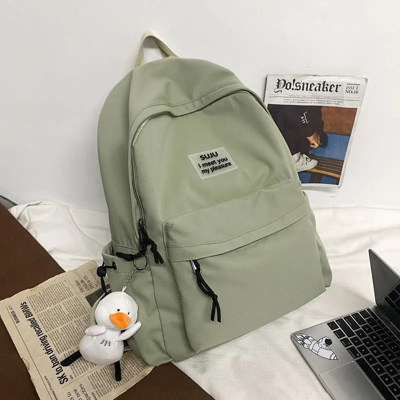 Korean Style Waterproof Backpack for School, College, and University