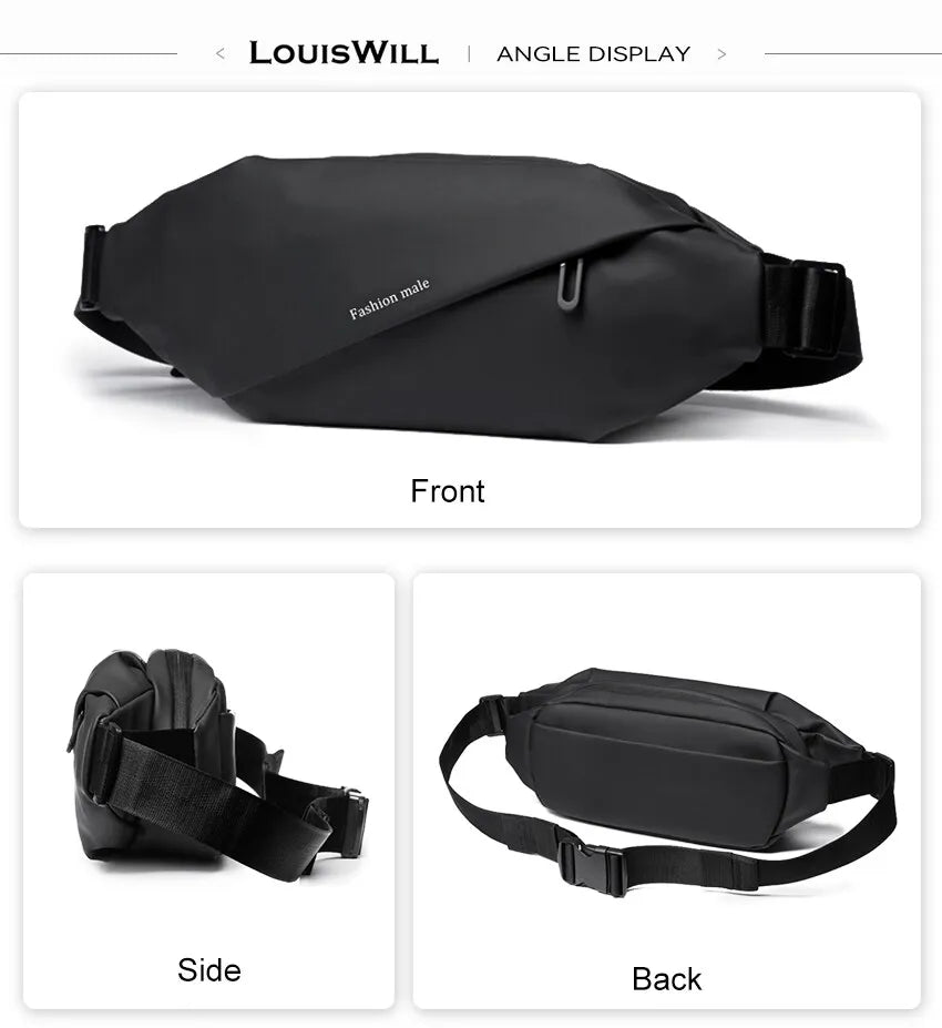 Multi-Purpose Waist & Crossbody Bag – Ideal for Travel & Everyday Use