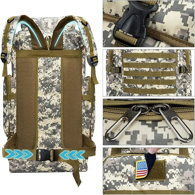 Military Style Waterproof Travel Bag – Imported Army Backpack Pakistan