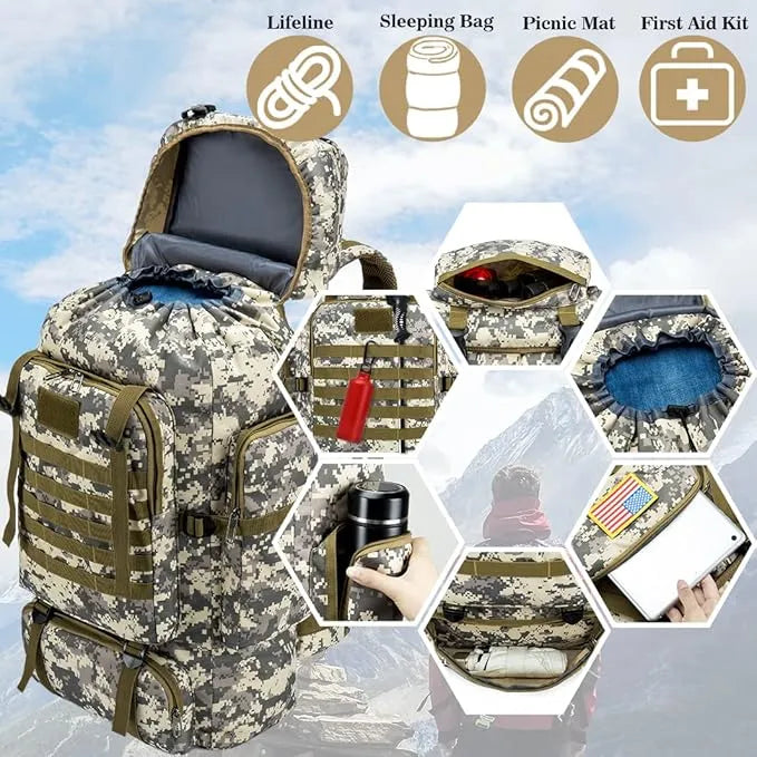 Military Style Waterproof Travel Bag – Imported Army Backpack Pakistan