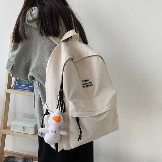 Korean Style Waterproof Backpack for School, College, and University