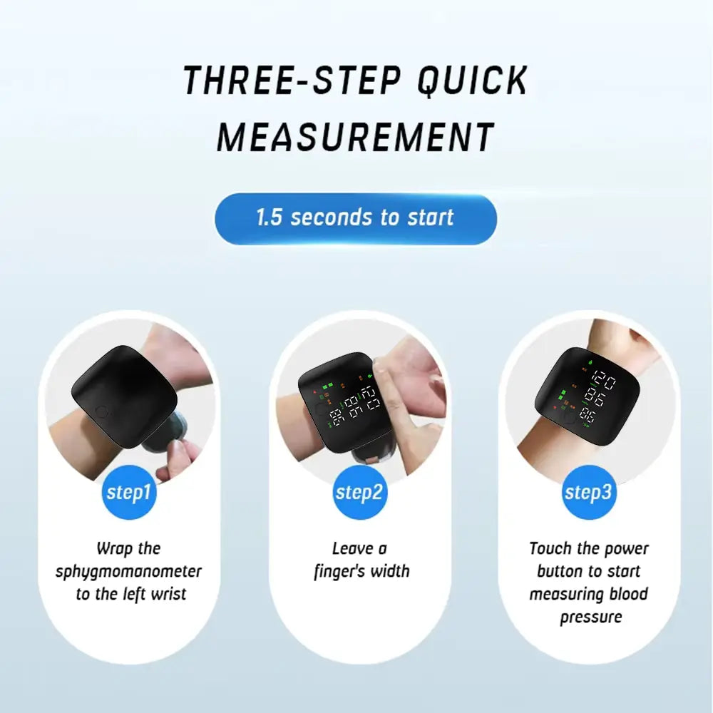 Digital Wrist BP Monitor – Fast, Accurate & Portable