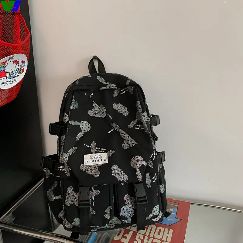 Girl Luxury Designer Back Pack Laptop Bag Large Capacity Travel Bag