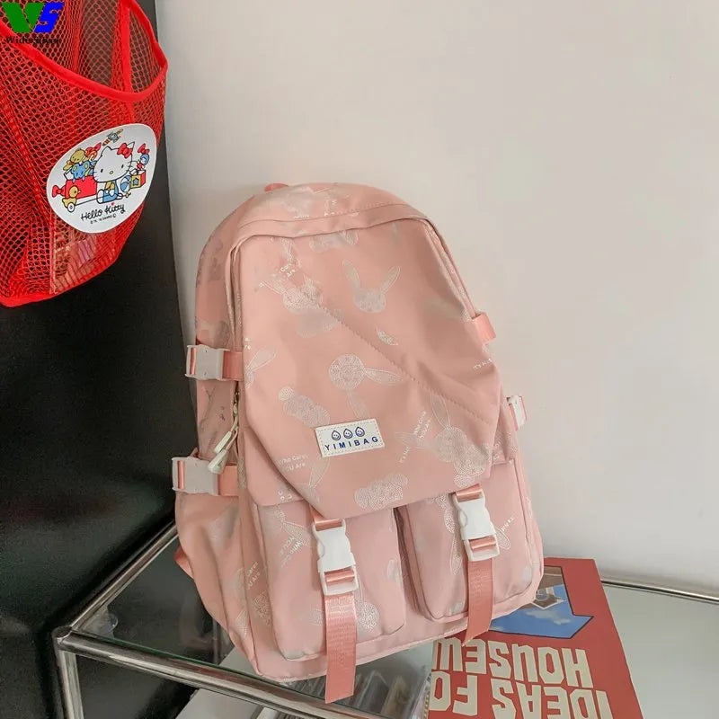 Girl Luxury Designer Back Pack Laptop Bag Large Capacity Travel Bag