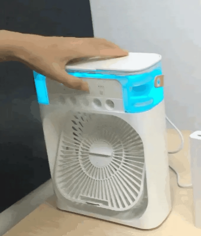 Air cooler humidifier mist spray function demo