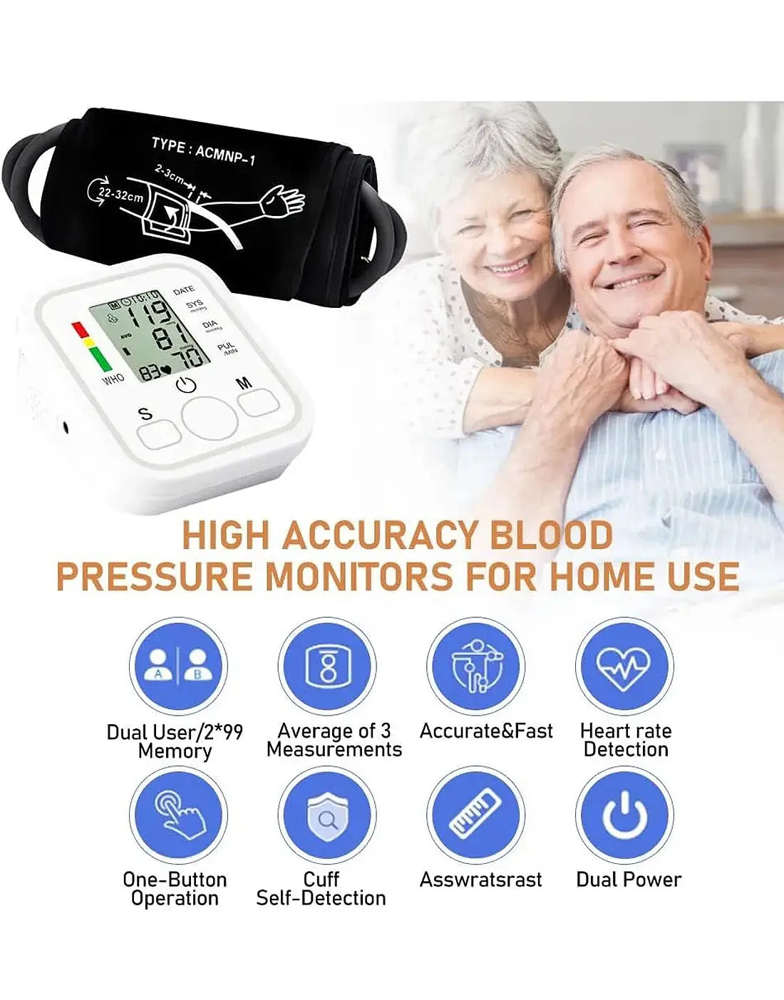 BP Monitor arm cuff