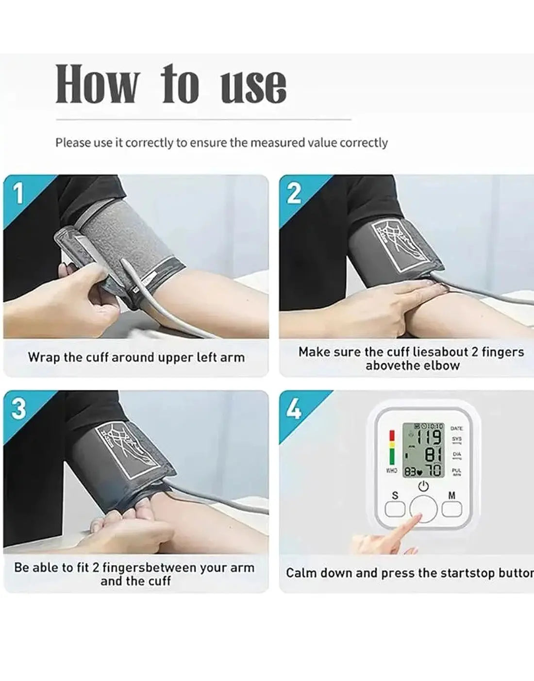 BP Monitor features