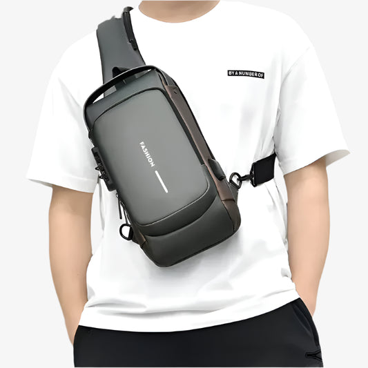 Crossbody Tech Sling Bag With USB Charging Port
