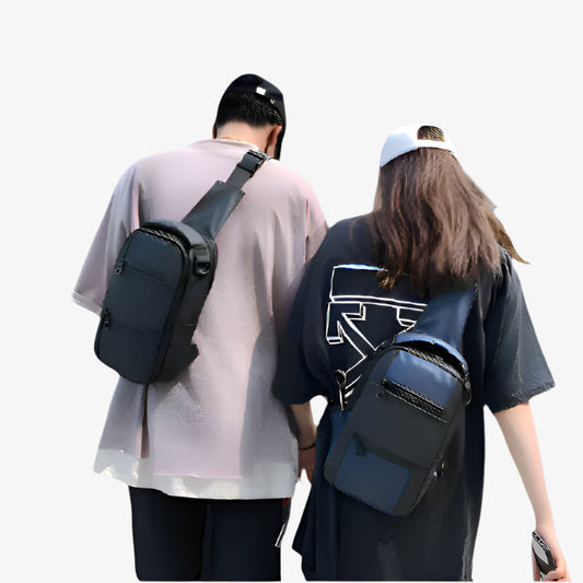 Men Women Shoulder Bag Sling Crossbody Chest Nylon Travel Outdoor Backpack